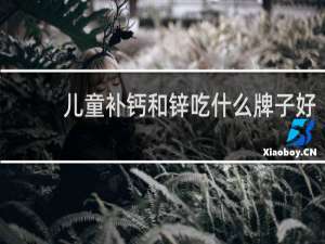 儿童补钙和锌吃什么牌子好
