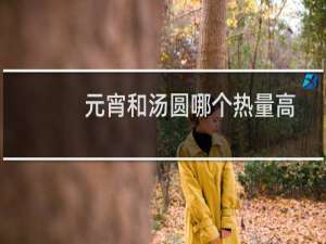 元宵和汤圆哪个热量高（汤圆的热量高吗）