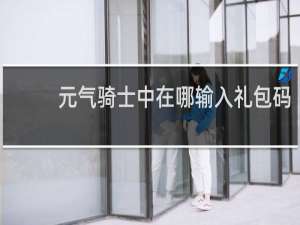 元气骑士中在哪输入礼包码