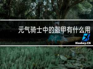 元气骑士中的盔甲有什么用