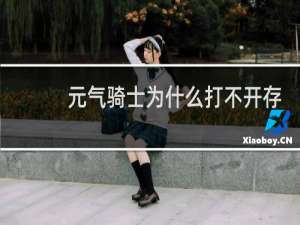 元气骑士为什么打不开存档