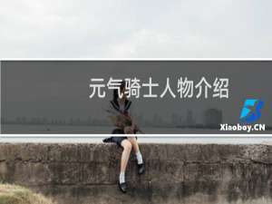 元气骑士人物介绍