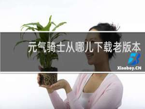 元气骑士从哪儿下载老版本