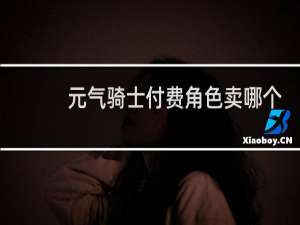 元气骑士付费角色卖哪个