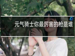 元气骑士你最厉害的枪是谁