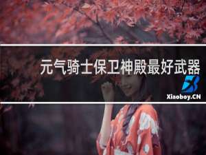 元气骑士保卫神殿最好武器