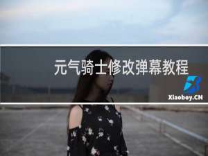 元气骑士修改弹幕教程