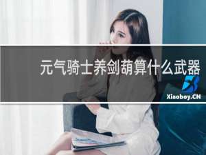 元气骑士养剑葫算什么武器