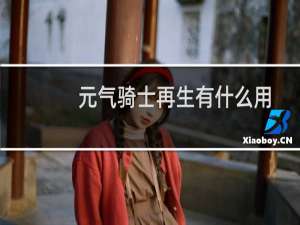 元气骑士再生有什么用