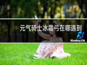 元气骑士冰霜弓在哪遇到