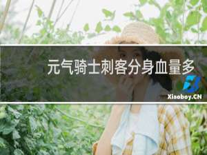 元气骑士刺客分身血量多少