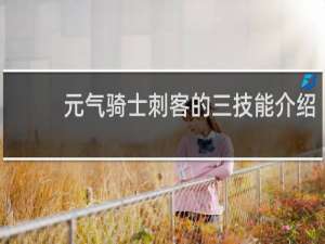 元气骑士刺客的三技能介绍