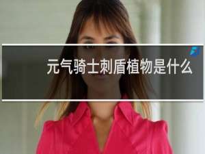 元气骑士刺盾植物是什么