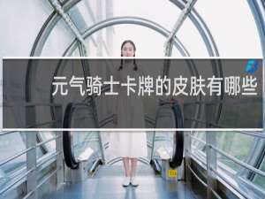 元气骑士卡牌的皮肤有哪些