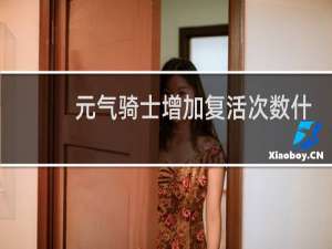 元气骑士增加复活次数什么意思