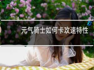 元气骑士如何卡攻速特性