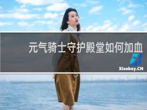 元气骑士守护殿堂如何加血