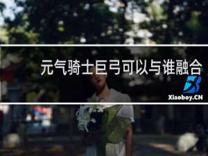 元气骑士巨弓可以与谁融合