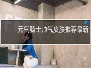 元气骑士帅气皮肤推荐最新