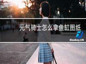 元气骑士怎么拿鱼缸图纸