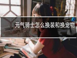 元气骑士怎么换装和换宠物