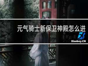 元气骑士新保卫神殿怎么进