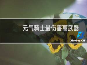 元气骑士最伤害高武器
