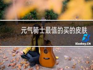 元气骑士最值的买的皮肤