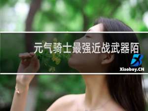 元气骑士最强近战武器陌刀