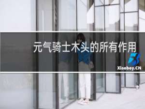元气骑士木头的所有作用