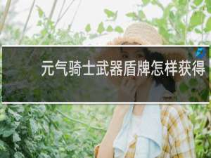 元气骑士武器盾牌怎样获得