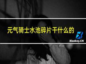 元气骑士水池碎片干什么的