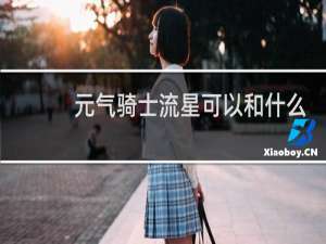 元气骑士流星可以和什么武器合成