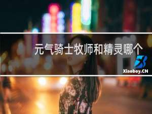 元气骑士牧师和精灵哪个好