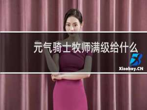 元气骑士牧师满级给什么