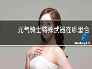 元气骑士特殊武器在哪里合