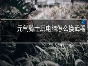 元气骑士玩电脑怎么换武器