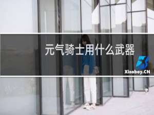 元气骑士用什么武器