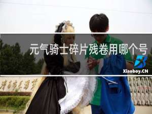 元气骑士碎片残卷用哪个号