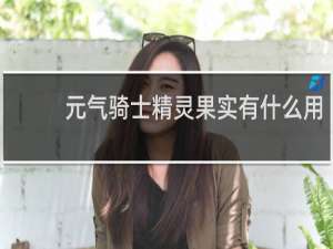 元气骑士精灵果实有什么用