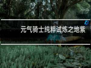元气骑士纯粹试炼之地紫爵士怎么遇到