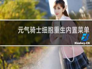 元气骑士细胞重生内置菜单