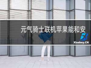 元气骑士联机苹果能和安卓一起玩吗