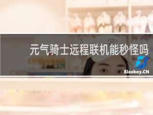 元气骑士远程联机能秒怪吗