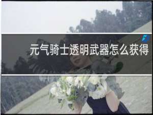 元气骑士透明武器怎么获得