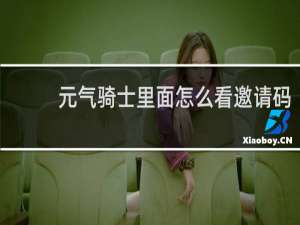 元气骑士里面怎么看邀请码