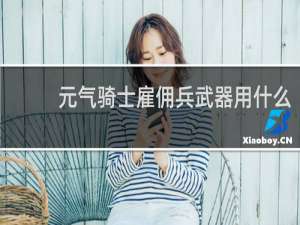 元气骑士雇佣兵武器用什么