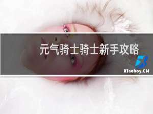 元气骑士骑士新手攻略