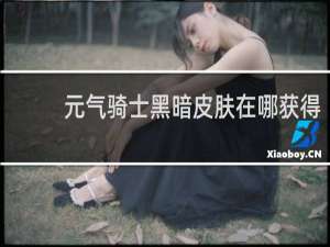 元气骑士黑暗皮肤在哪获得
