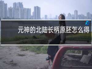 元神的北陆长柄原胚怎么得